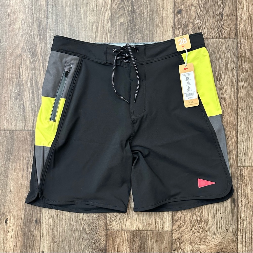 Florence Marine X Stretch Swim Boardshort Men’s Size 28 Black